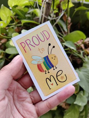 Proud to bee me Fridge Magnet
